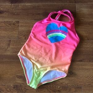 Free style girls ombre one piece swimsuit size 7